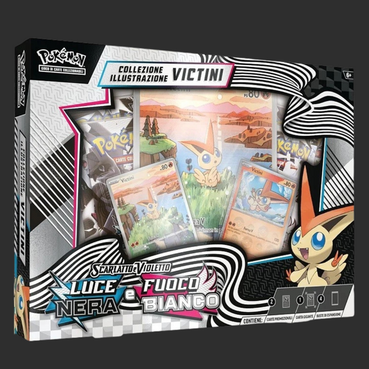 Pokémon TCG – Luce Nera & Fuoco Bianco – Victini Collezione Illustrazione - Ita