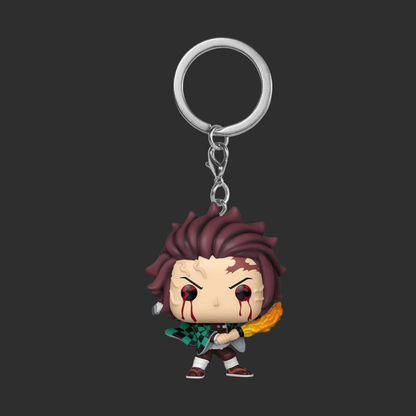 Funko POP! Keychain - Demon Slayer - Tanjiro Kamado - Portachiavi