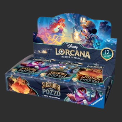Disney Lorcana ITA – Sussurri nel Pozzo – Box 24 Bustine – ITA