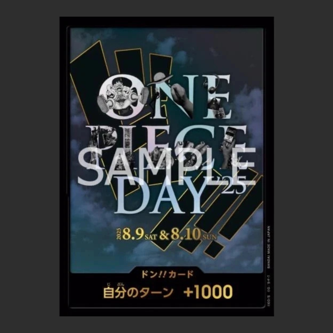 Promo Card - One Piece JAP - One Piece Day 25 - Promo