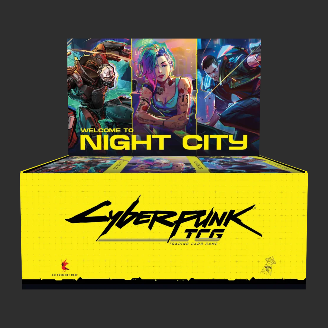 Cyberpunk TCG – Welcome to Night City – Display-Box mit 24 Boostern – ENG