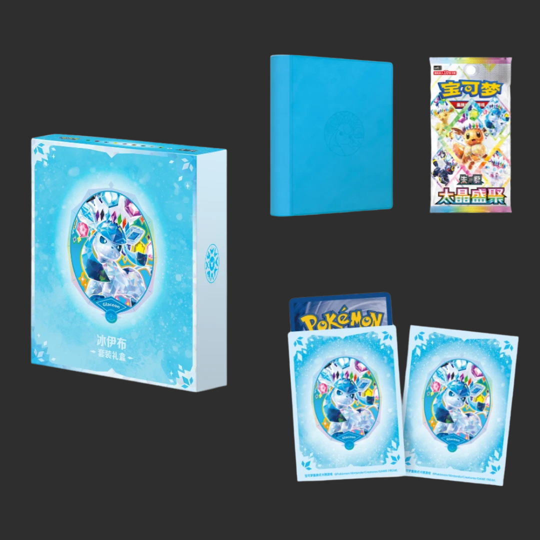 Pokémon CH - Terastal Grand Gathering – Binder Gift Box - Glaceon - CH