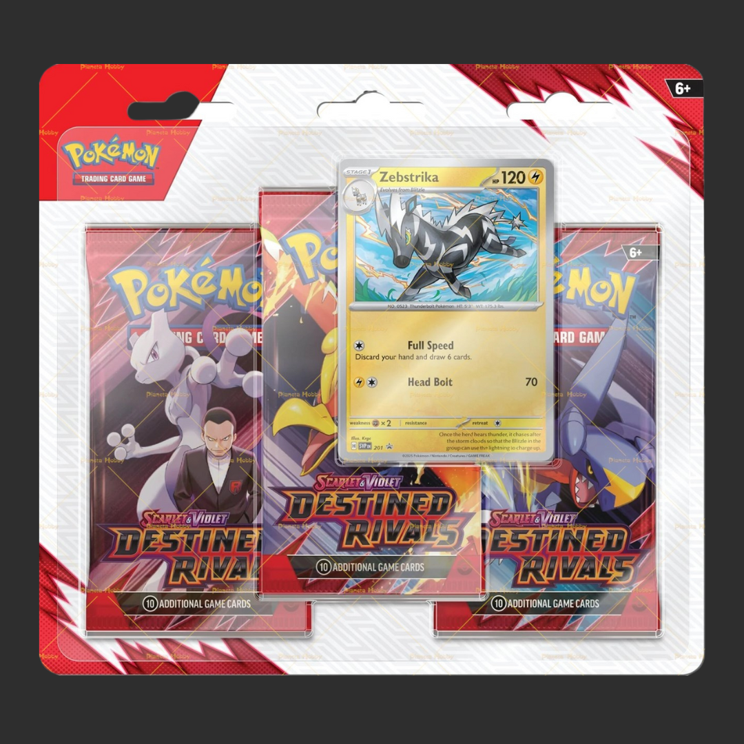 Pokémon - Rivali Predestinati - Blister 3 Bustine (Zebstrika) - Ita