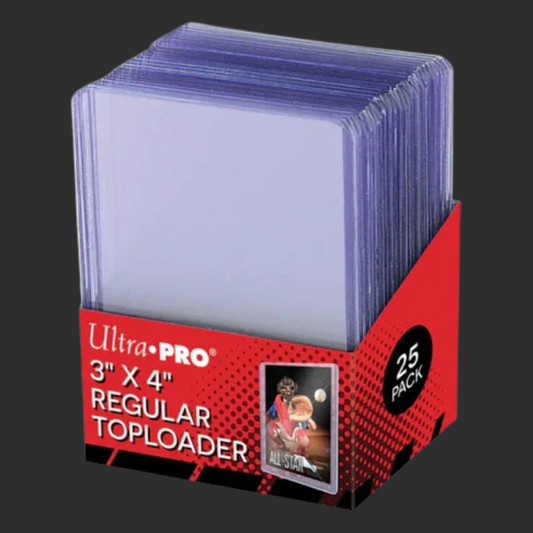 Ultra Pro - Toploader Bordo Trasparente 3" x 4" Clear Regular (25 pezzi)