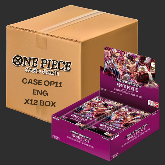 One Piece OP-11 A Fist of Divine Speed - One Piece Card Game - Case 12 Box - ENG