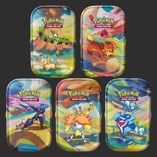 Pokémon Paldea Sfavillante - Mini Tin da collezione - Set 5 artwork -  Ita