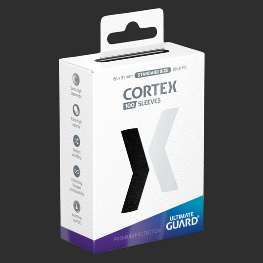 Ultimate Guard Cortex Sleeves - standard size (100 Sleeves) - Black