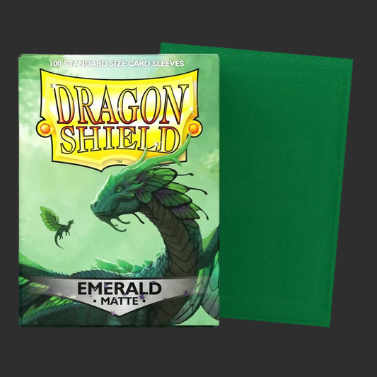 Dragon Shield - Emerald Matte Sleeves (100 Sleeve) - Standard size