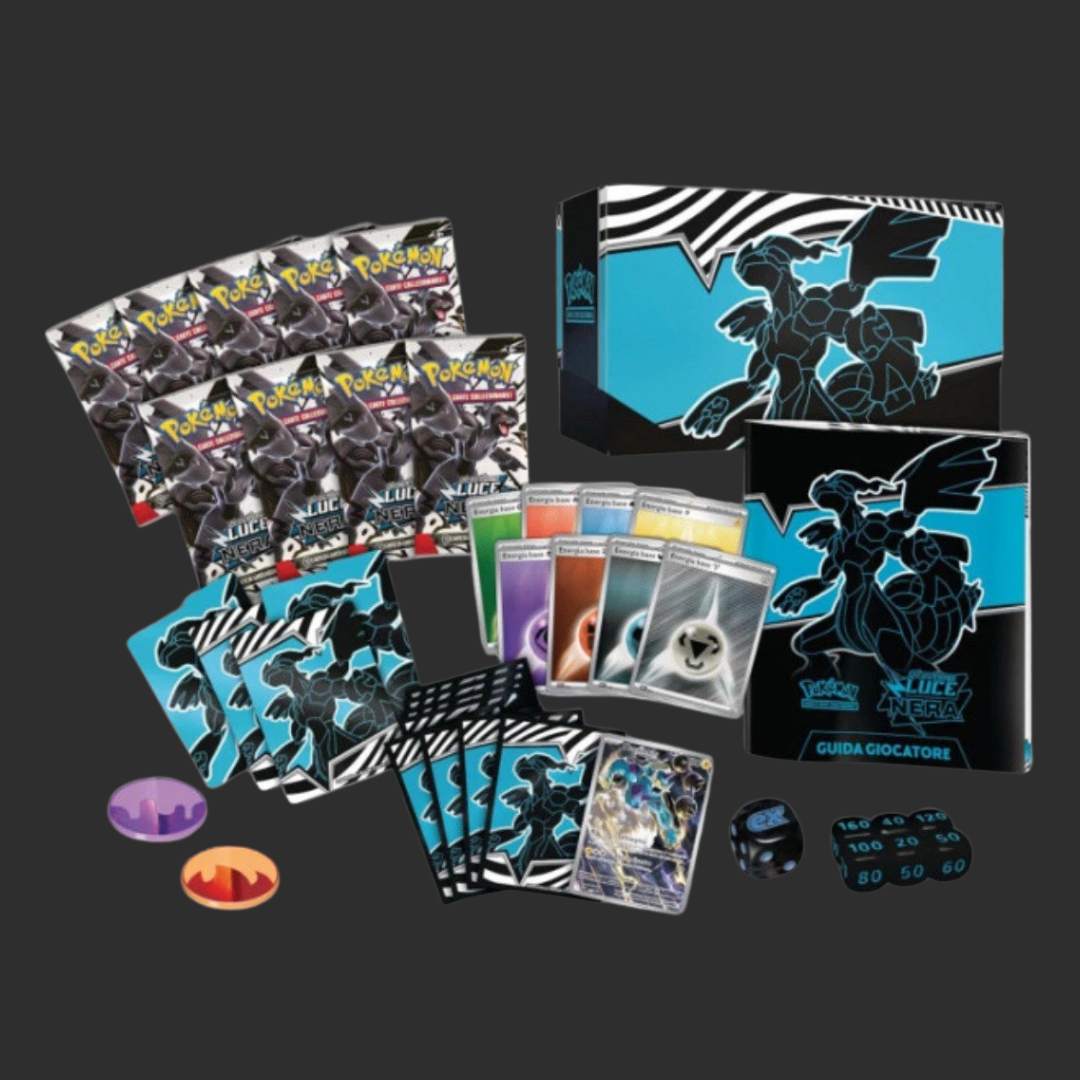 Pokémon Luce Nera - Set Allenatore Fuoriclasse - Case 10 ETB - Ita