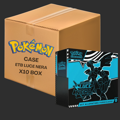 Pokémon Luce Nera - Set Allenatore Fuoriclasse - Case 10 ETB - Ita
