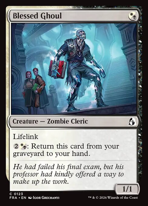 Carte Singole Magic ENG - Reality Fracture - Blessed Ghoul (FRA 123)