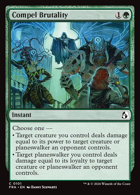 Carte Singole Magic ENG - Reality Fracture - Compel Brutality (FRA 101)