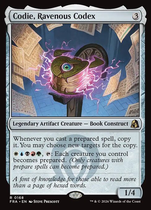 Carte Singole Magic ENG - Reality Fracture - Codie, Ravenous Codex (FRA 168)