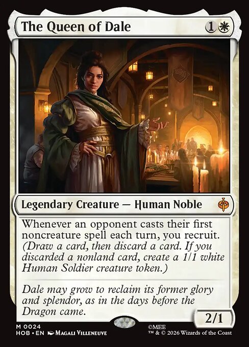 The Queen of Dale HOB 024 Regular - Magic The Hobbit carta singola ENG
