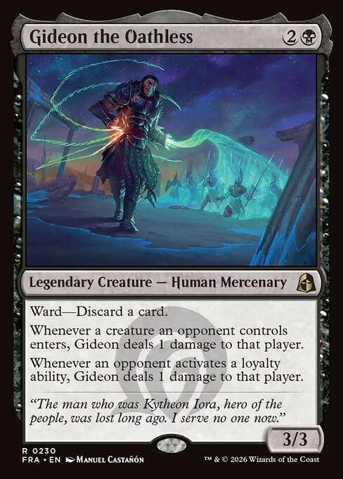 Carte Singole Magic ENG - Reality Fracture - Gideon the Oathless (FRA 230)