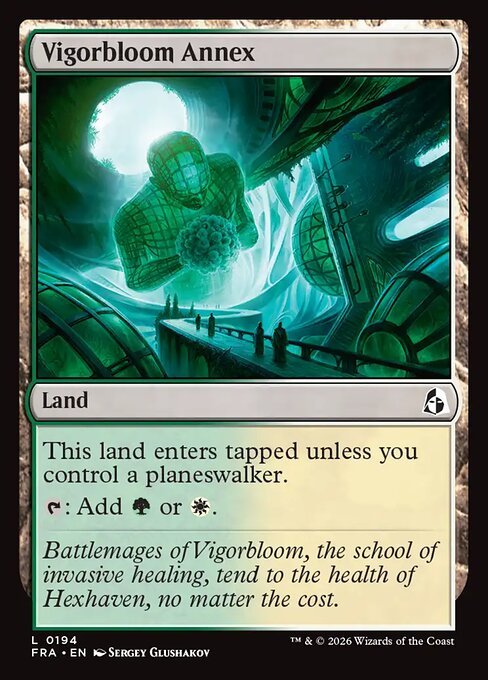 Carte Singole Magic ENG - Reality Fracture - Vigorbloom Annex (FRA 194)