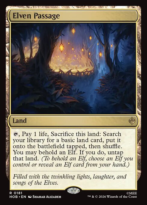 Elven Passage HOB 181 Regular - Magic The Hobbit carta singola ENG