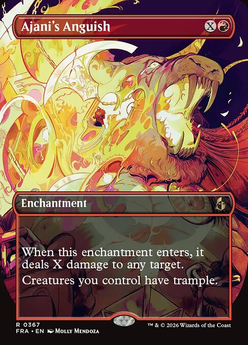 Carte Singole Magic ENG - Reality Fracture - Ajani's Anguish (FRA 367)