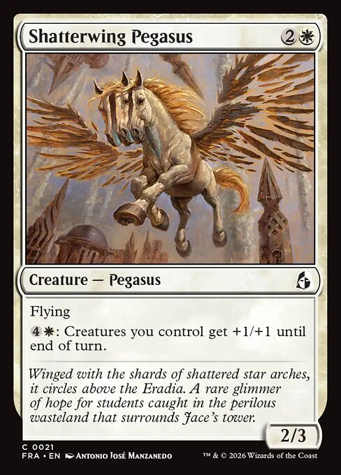 Carte Singole Magic ENG - Reality Fracture - Shatterwing Pegasus (FRA 021)