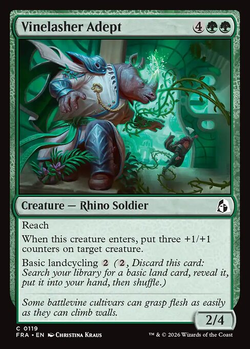 Carte Singole Magic ENG - Reality Fracture - Vinelasher Adept (FRA 119)