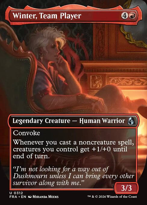 Carte Singole Magic ENG - Reality Fracture - Winter, Team Player (FRA 312)