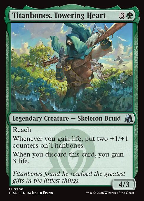 Carte Singole Magic ENG - Reality Fracture - Titanbones, Towering Heart (FRA 266)