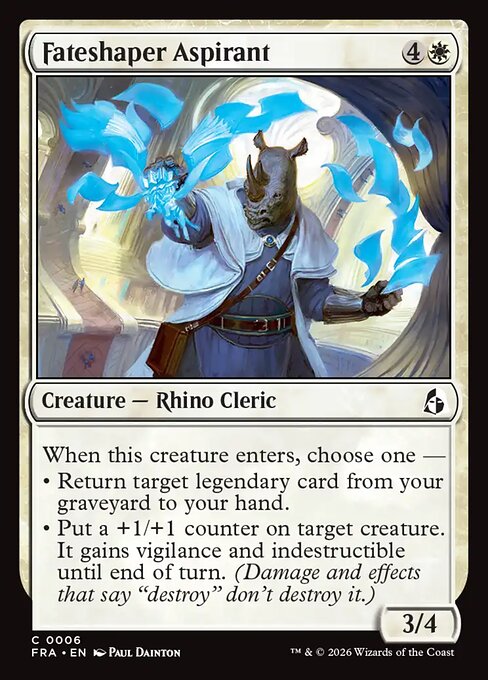 Carte Singole Magic ENG - Reality Fracture - Fateshaper Aspirant (FRA 006)