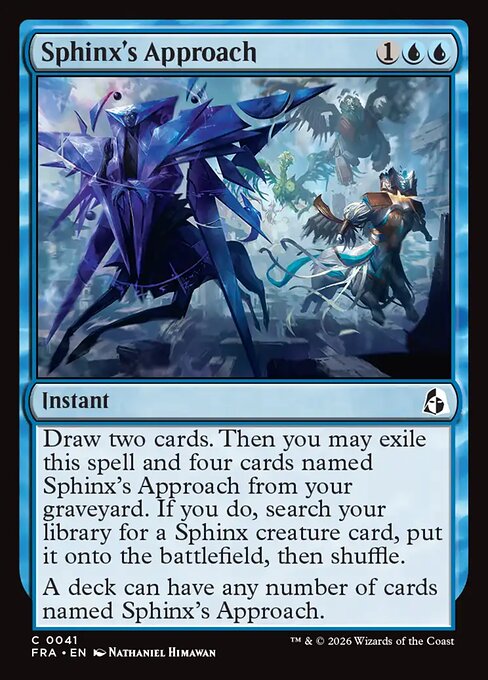 Carte Singole Magic ENG - Reality Fracture - Sphinx's Approach (FRA 041)