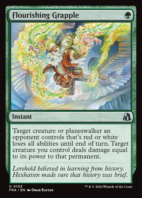 Carte Singole Magic ENG - Reality Fracture - Flourishing Grapple (FRA 102)