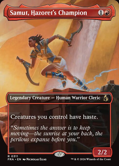 Carte Singole Magic ENG - Reality Fracture - Samut, Hazoret's Champion (FRA 311)