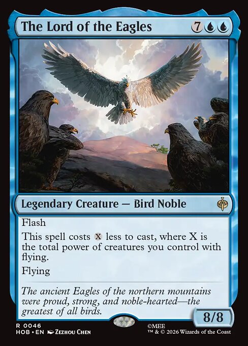 The Lord of the Eagles HOB 046 Regular - Magic The Hobbit carta singola ENG