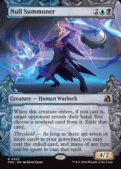 Carte Singole Magic ENG - Reality Fracture - Null Summoner (FRA 353)