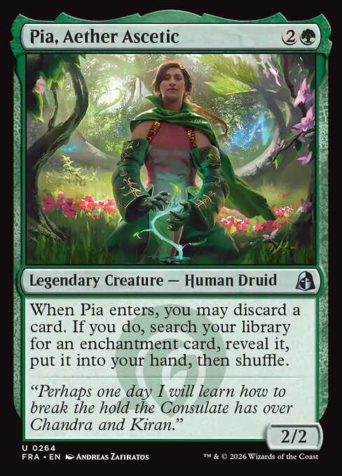 Carte Singole Magic ENG - Reality Fracture - Pia, Aether Ascetic (FRA 264)